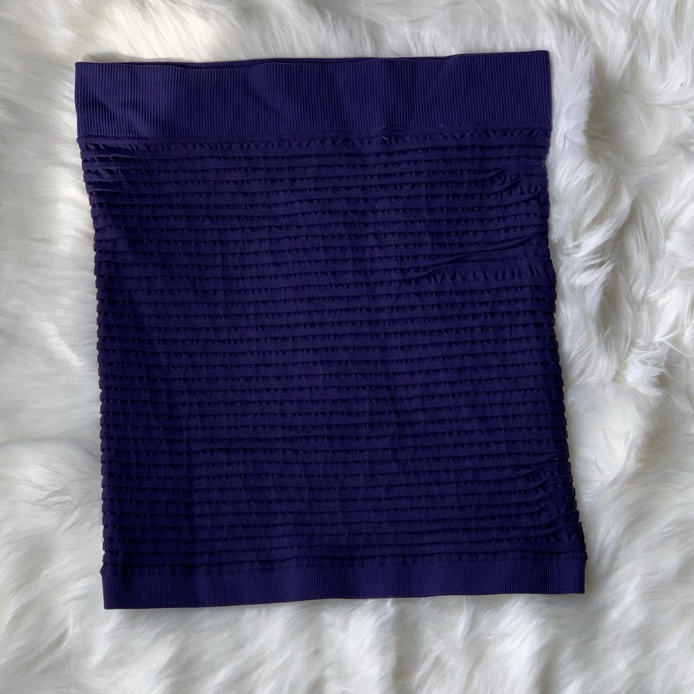 BCBGeneration M/L Navy Blue Mini Bandage Skirt